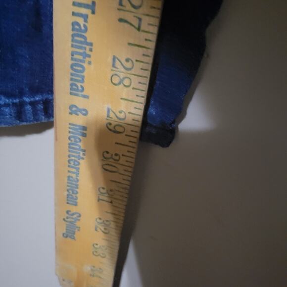 Lauren Ralph Lauren Straight Leg Blue Classic Straight Jeans Embezzled •12 - Picture 4 of 9